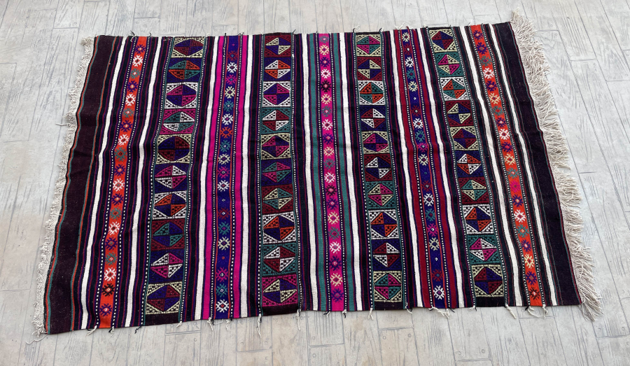 OSMANLI DÖNEMİ BÜYÜK BOY BERGAMA KOZAK YÖRESİ KİLİM