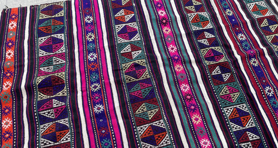 OSMANLI DÖNEMİ BÜYÜK BOY BERGAMA KOZAK YÖRESİ KİLİM