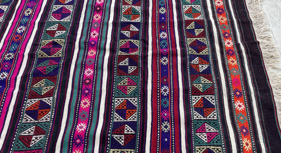 OSMANLI DÖNEMİ BÜYÜK BOY BERGAMA KOZAK YÖRESİ KİLİM