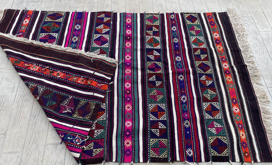 OSMANLI DÖNEMİ BÜYÜK BOY BERGAMA KOZAK YÖRESİ KİLİM