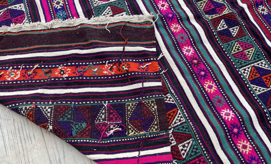 OSMANLI DÖNEMİ BÜYÜK BOY BERGAMA KOZAK YÖRESİ KİLİM