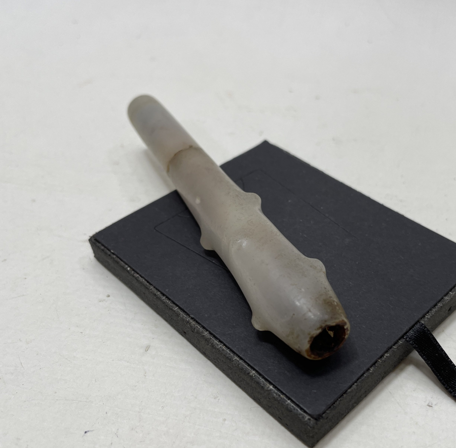 OSMANLI DÖNEMİ NADİR FORMDA ŞAH MAKSUT TAŞI BUDAKLI AĞIZLIK