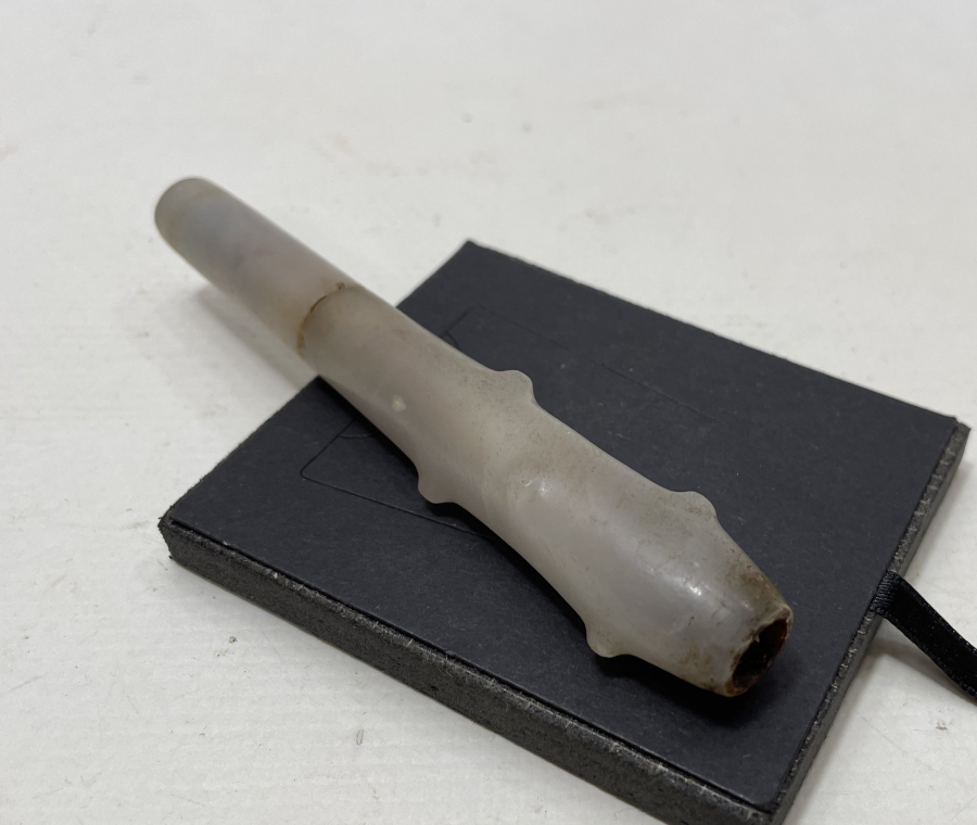 OSMANLI DÖNEMİ NADİR FORMDA ŞAH MAKSUT TAŞI BUDAKLI AĞIZLIK