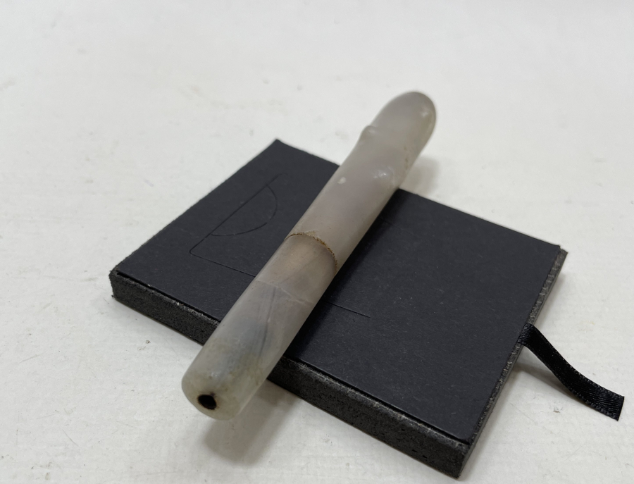 OSMANLI DÖNEMİ NADİR FORMDA ŞAH MAKSUT TAŞI BUDAKLI AĞIZLIK