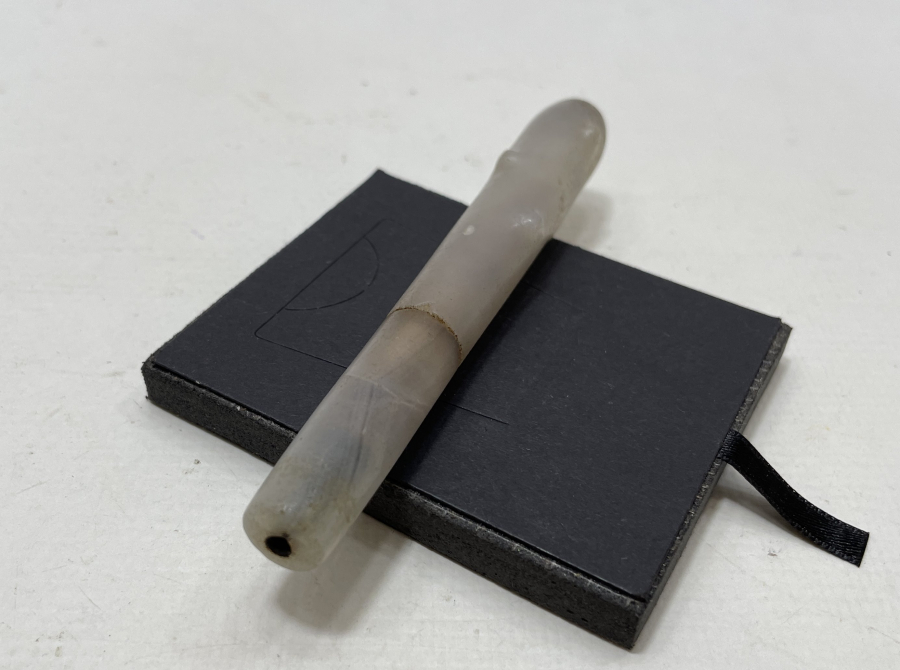 OSMANLI DÖNEMİ NADİR FORMDA ŞAH MAKSUT TAŞI BUDAKLI AĞIZLIK