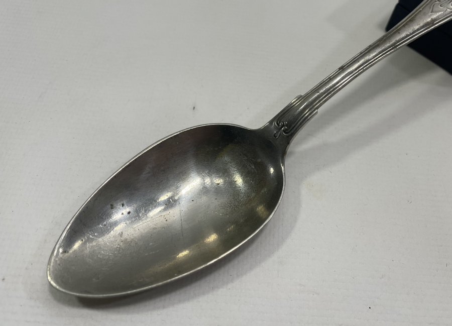 OSMANLICA YADİGARIM YAZILI ALPAKA KAŞIK