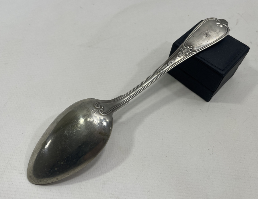 OSMANLICA YADİGARIM YAZILI ALPAKA KAŞIK