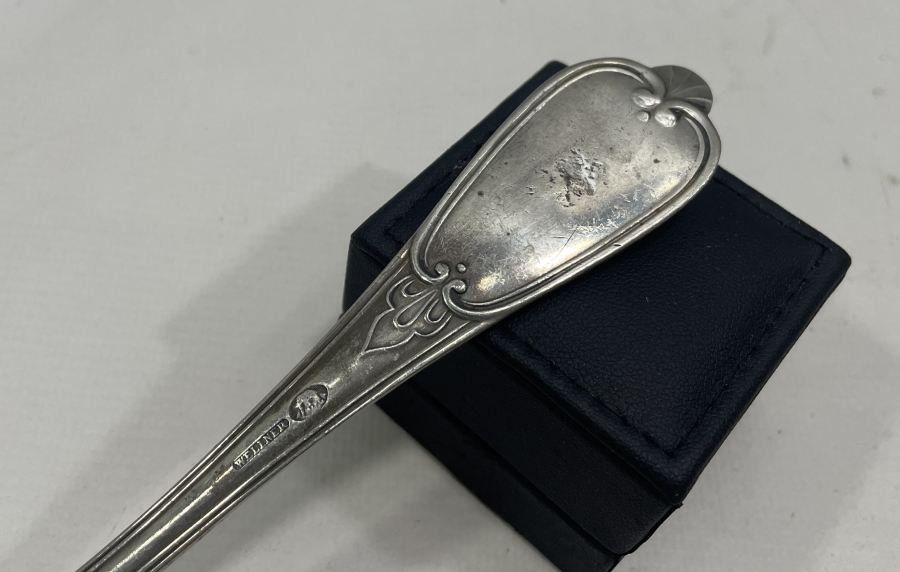 OSMANLICA YADİGARIM YAZILI ALPAKA KAŞIK