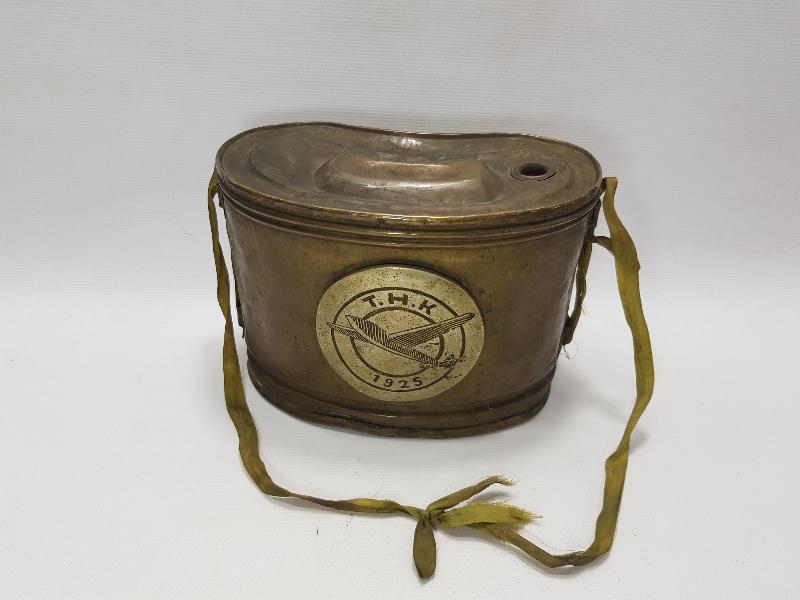 1925 TÜRK HAVA KURUMU METAL KUMBARA