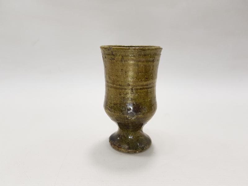 OSMANLI DÖNEMİ KONYA SİLLE İŞİ SIRLI SERAMİK KADEH