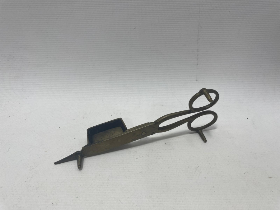 OSMANLI DÖNEMİ PİRİNÇ MUM SÖNDÜRME MAKASI