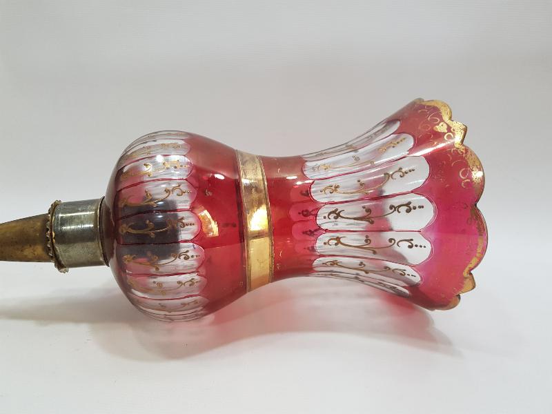 OSMANLI DÖNEMİ MİNELİ KRİSTAL ABAJUR