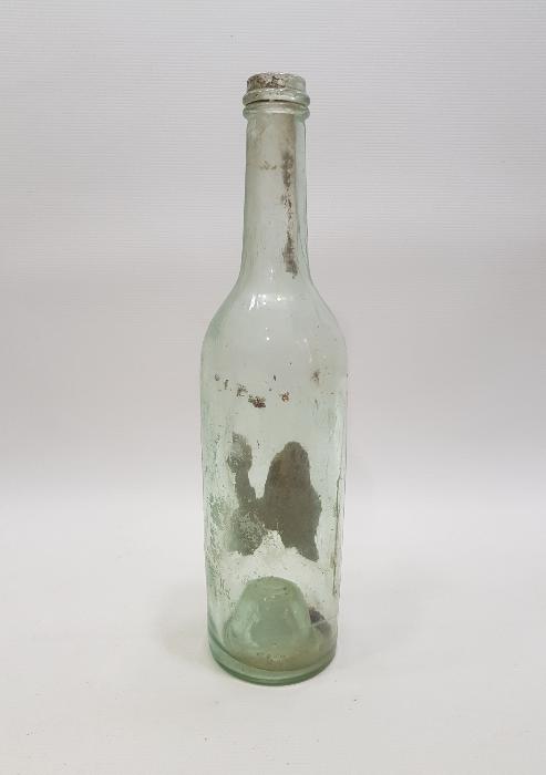 OSMANLICA VE TÜRKÇE YAZILI HASAN ŞEVKİ KOLONYA ŞİŞESİ