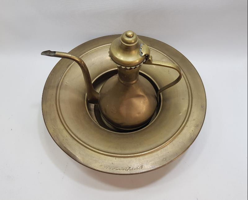 SÜLEYMANİYE İŞİ OSMANLICA YAZILI İBRİK TAKIMI