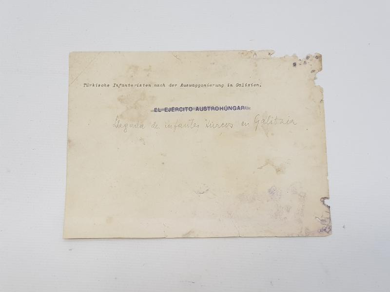 1. DÜNYA SAVAŞI GALİÇYA CEPHESİ OSMANLI ASKERLERİ FOTOĞRAFI