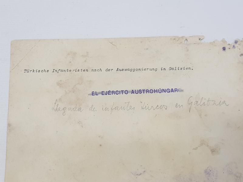 1. DÜNYA SAVAŞI GALİÇYA CEPHESİ OSMANLI ASKERLERİ FOTOĞRAFI