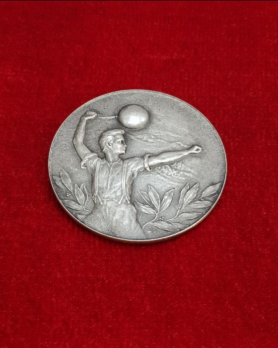 1919 TARİHLİ GÜMÜŞ JİMNASTİK MADALYASI 