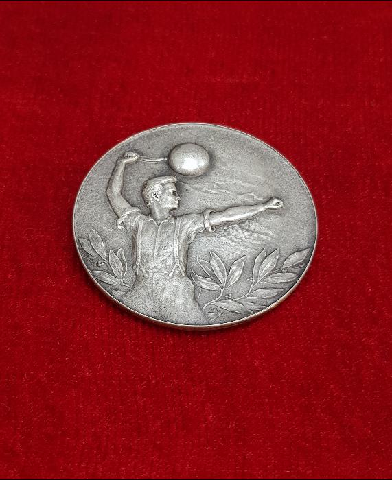 1919 TARİHLİ GÜMÜŞ JİMNASTİK MADALYASI 