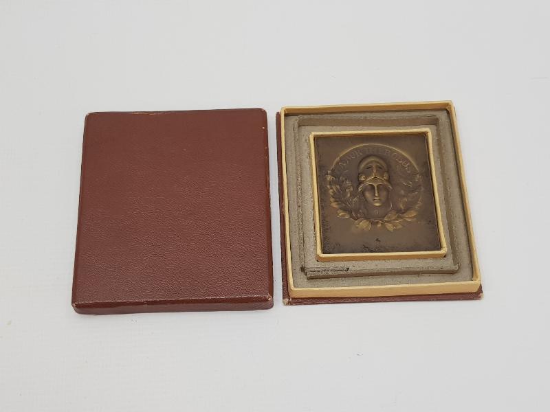 1923 TARİHLİ ATHENA TEMALI ÇOK NADİR BRONZ MADALYA