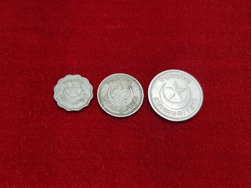 1930-1940'LARDAN 1-5-10 KURUŞ LOTU