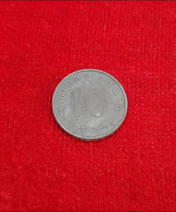 1941 VE 1945 TARİHLİ NAZİ ALMANYASI 5 VE 10 PFENNIGLER