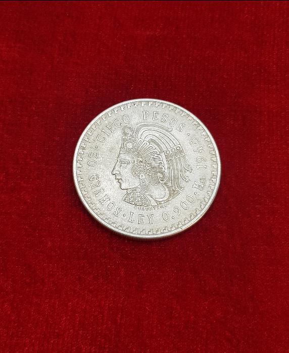 1948 MEKSİKA 50 PEZO GÜMÜŞ PARA 