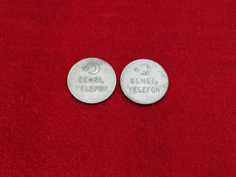 1952-1953 TARİHLİ PTT GENEL JETONLAR
