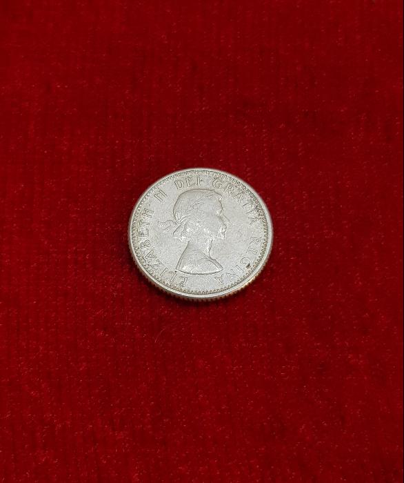 1960 KANADA GÜMÜŞ 10 CENT