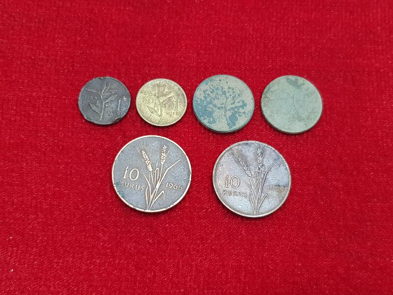 1960'LARDAN TC MADENİ PARA LOTU