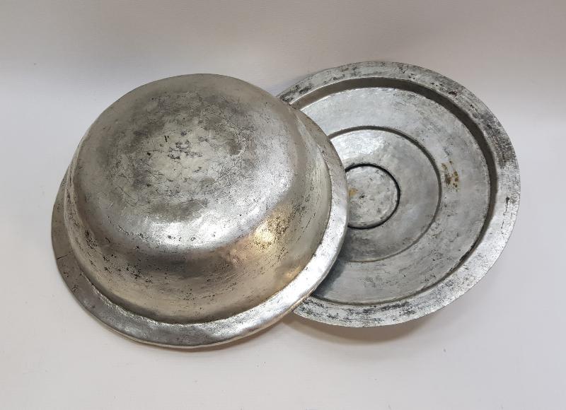 ALTI VE ÜSTÜ OSMANLICA YAZILI SARAY İŞİ TENCERE