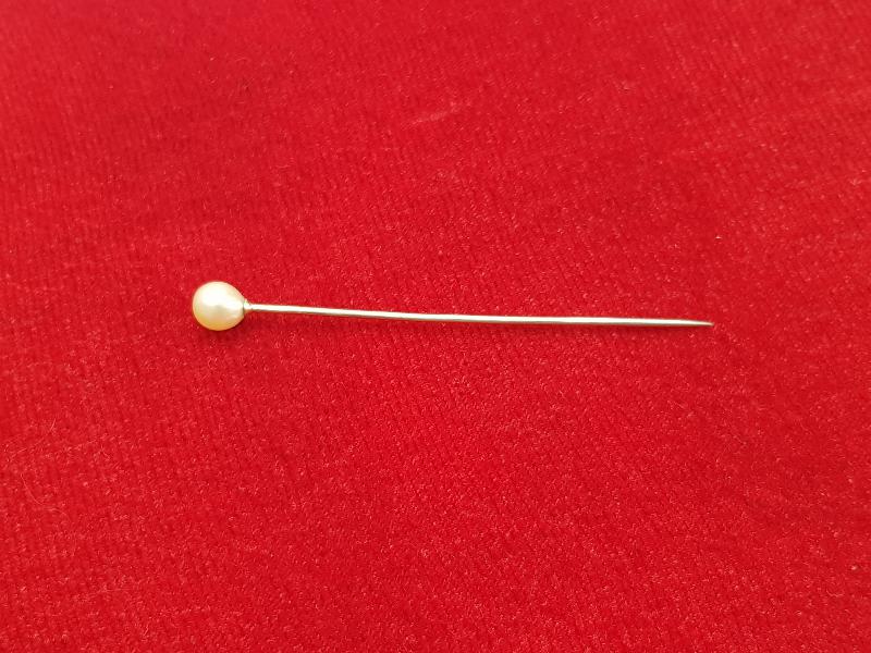 ANTİKA ALTIN VE İNCİ İĞNE BROŞ 