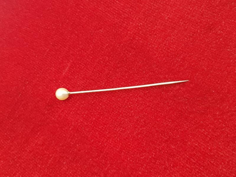 ANTİKA ALTIN VE İNCİ İĞNE BROŞ 