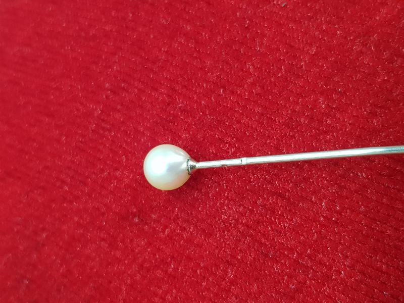 ANTİKA ALTIN VE İNCİ İĞNE BROŞ 