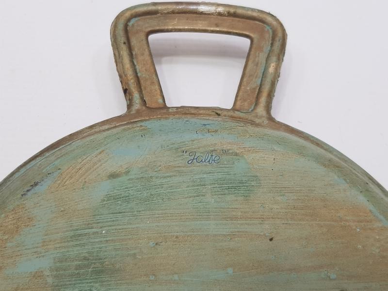 SANATÇI İMZALI ANTİKA PAPIER MACHE OYUNCAK MASA SÜPÜRGESİ VE FARAŞI