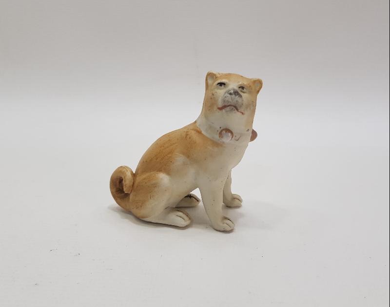 ANTİKA PORSELEN KÖPEK BİBLOSU