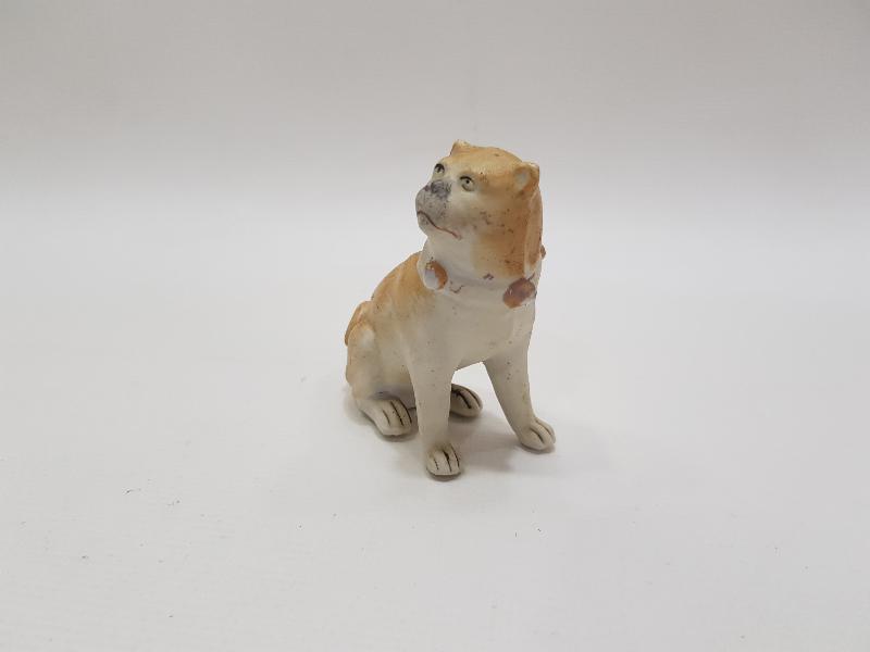 ANTİKA PORSELEN KÖPEK BİBLOSU