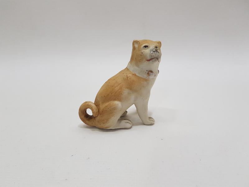 ANTİKA PORSELEN KÖPEK BİBLOSU