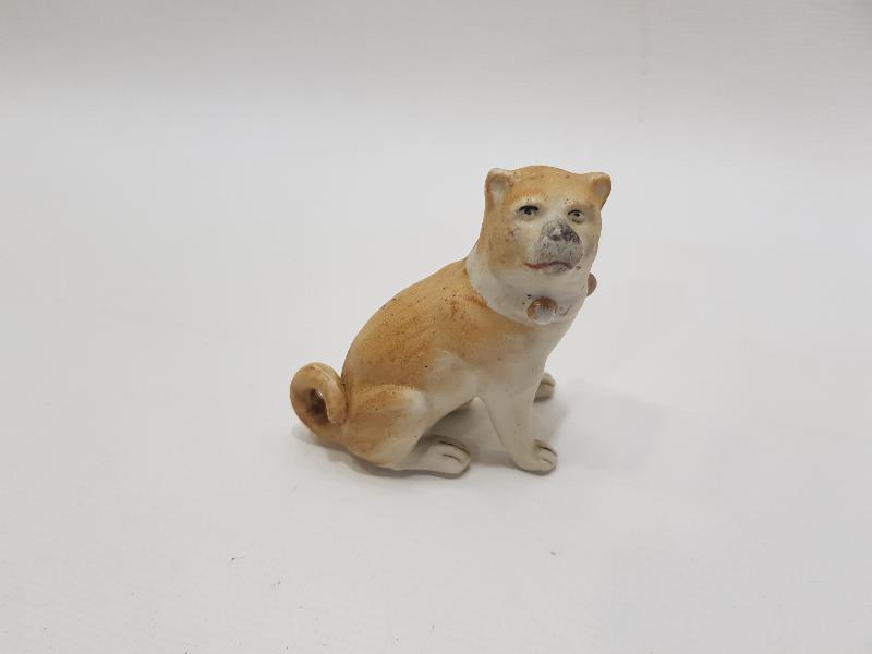 ANTİKA PORSELEN KÖPEK BİBLOSU