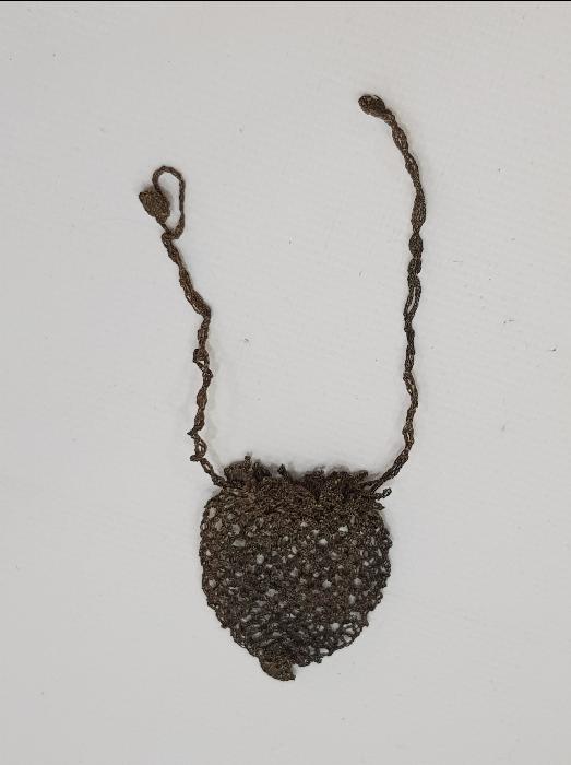 GÜMÜŞ SİM İŞLEME OSMANLI AKÇE KESESİ