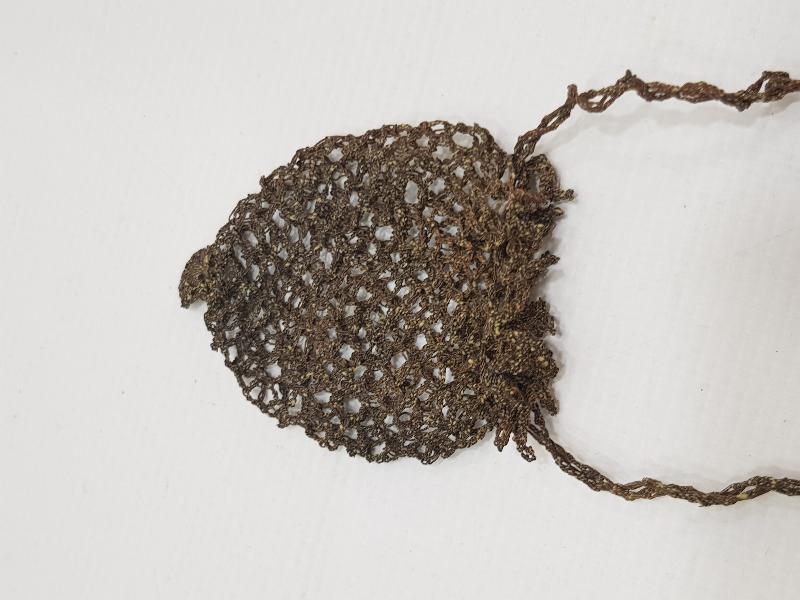 GÜMÜŞ SİM İŞLEME OSMANLI AKÇE KESESİ