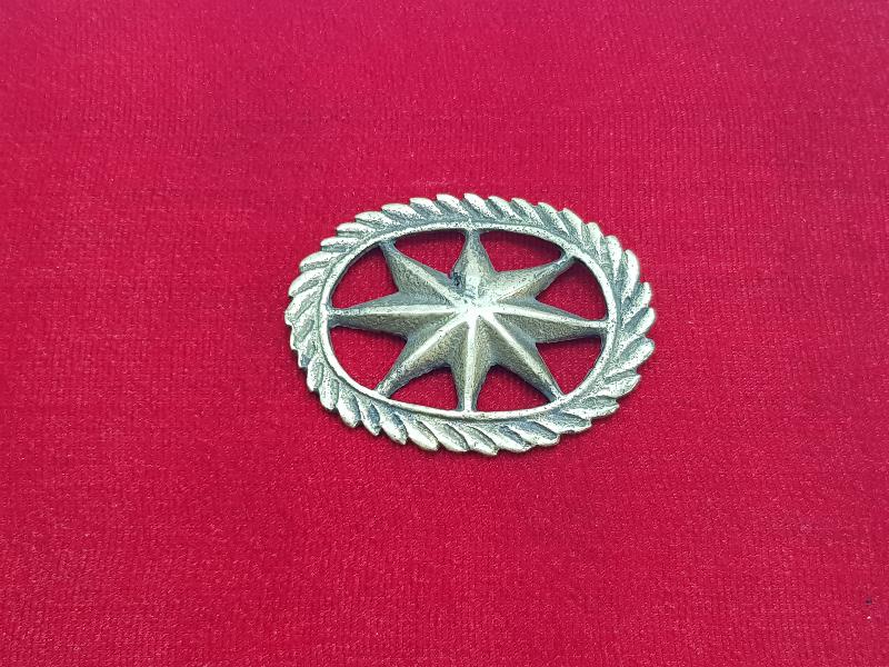 OSMANLI DÖNEMİ 18. YÜZYIL ŞUA FORMLU ASKERİ KEMER TOKASI 