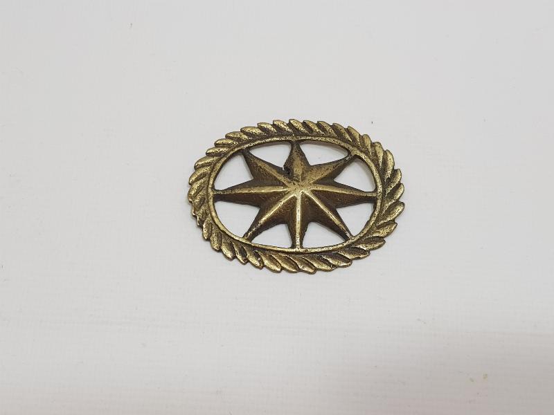 OSMANLI DÖNEMİ 18. YÜZYIL ŞUA FORMLU ASKERİ KEMER TOKASI 