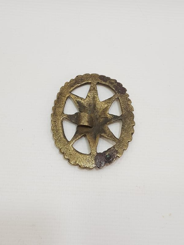 OSMANLI DÖNEMİ 18. YÜZYIL ŞUA FORMLU ASKERİ KEMER TOKASI 