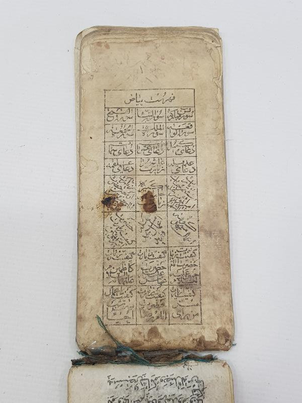 OSMANLI DÖNEMİ EL YAZMA CÖNK