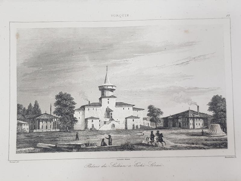 OSMANLI DÖNEMİ GRAVÜR: ESKİ SARAY 