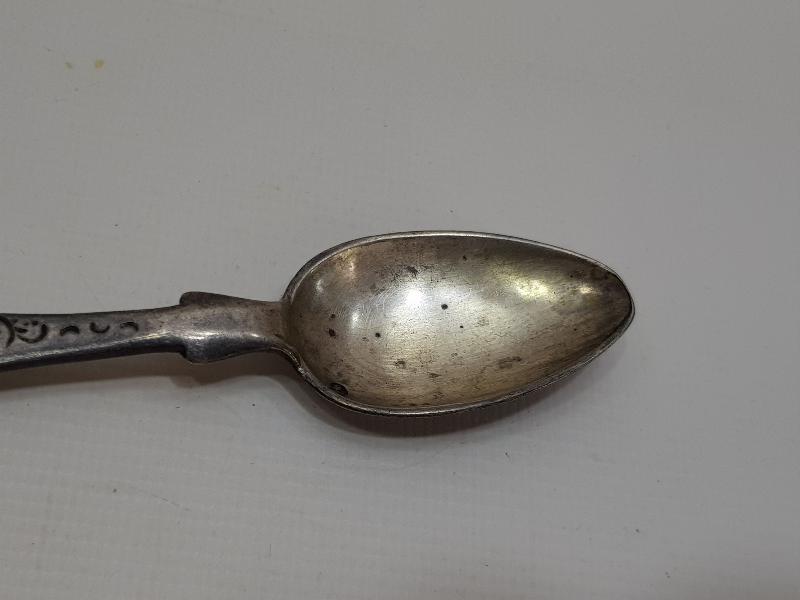 OSMANLI DÖNEMİ TUĞRALI, SAH DAMGALI VE ÇEŞNİLİ GÜMÜŞ TATLI KAŞIĞI