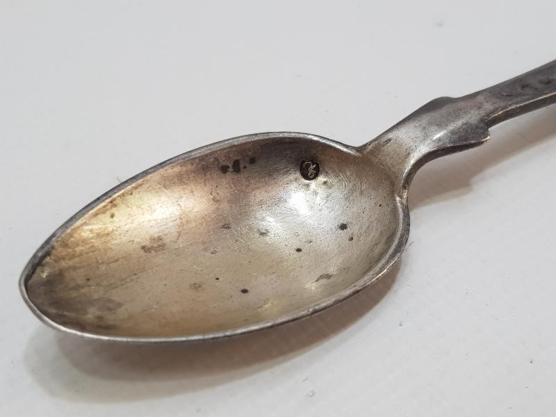 OSMANLI DÖNEMİ TUĞRALI, SAH DAMGALI VE ÇEŞNİLİ GÜMÜŞ TATLI KAŞIĞI