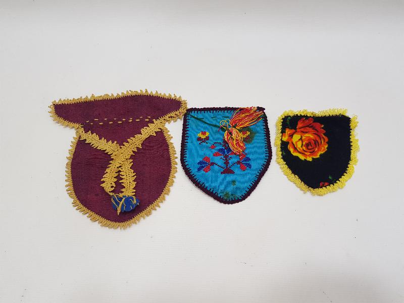 OSMANLI DÖNEMİ ÜÇ ADET GELİN KESESİ