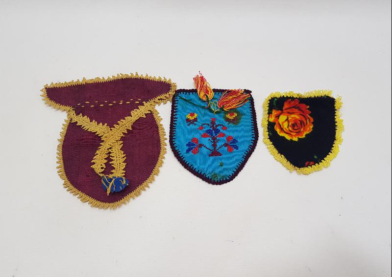 OSMANLI DÖNEMİ ÜÇ ADET GELİN KESESİ