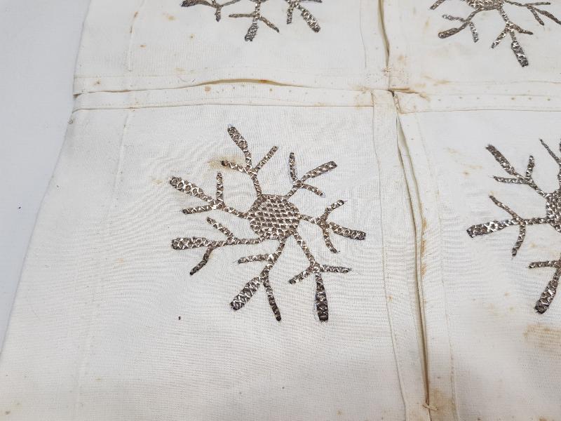 OSMANLI DÖNEMİ ÜZERİ TEL KIRMA İŞLEMELİ MENDİL